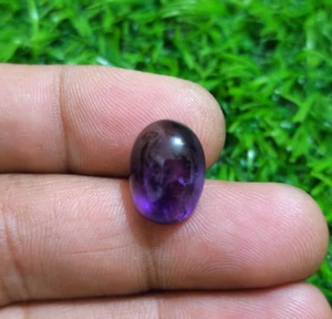 Attractive Purple Amethyst Oval Cabochon 9.70 Crt Loose Gemstone For Jewelry - Picture 1 of 6