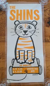 The Shins 2005 Webster Hall NYC Concert Poster w/ The Brunettes NM Laminated - Picture 1 of 1