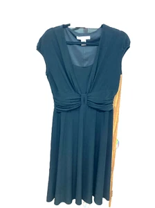 Vestido Evan-Picone Mujer Manga Corta Elegante Negocios Semi-Formal Talla 10 - Imagen 1 de 5