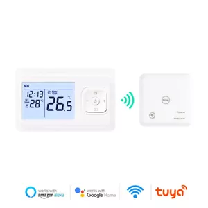 Termostato inteligente WiFi RF caldera de gas controlador de temperatura habitación calefacción bohekeji - Imagen 1 de 8