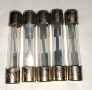Lote of 5 Littelfuse 3AG 311 15A 32V Slo-Blo Glass Bag Fuses - Picture 1 of 1