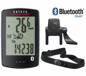 Cateye Bike Computer Padrone Smart CC-PA500B GPS ISC-12 Cadence HR-12 - Picture 1 of 7