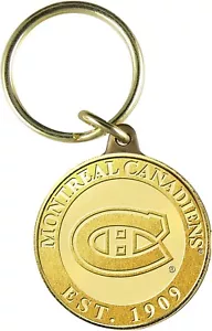 The Highland Mint NHL Montreal Canadiens Hockey Coin Keychain Bronze NEW - Picture 1 of 1