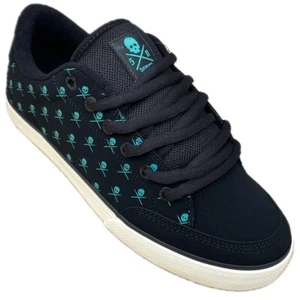 C1RCA Al 50 Lopez 50 Schuh Unisex Black Schädel Tropisch - Schnürsenkel - - Bild 1 von 8