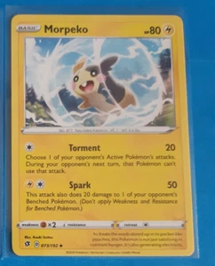 Morpeko 073/192 Pokemon card Rebel Clash uncommon NM - Picture 1 of 1