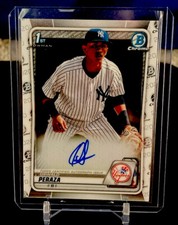 Oswald Peraza 2020 Bowman Chrome Auto Prospect #CPA-OP *MINT* 1st Ed!!!