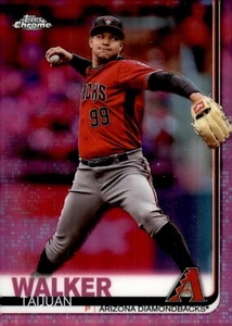 2019 Topps Chrome Pink Refractor- #143 Taijuan Walker - Picture 1 of 2