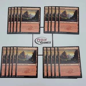 20 Basic Land #464 - SAME ART - Mountain - Commander Legends CLB - Magic MTG FTG - Picture 1 of 2