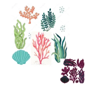 Ocean Animal World Fish Metal Cutting Dies Stencil Scrapbooking Embossing Card - Picture 1 of 26