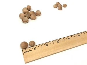 Wood Plugs Button Plug Furniture Plug Mushroom Dollhouse Screw Hole Filler Maple - Picture 1 of 30