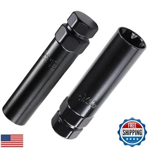 GearTrust 7 Spline Lug Nut Key 6 Spline Lug Nut Socket Removal Tool, 2 PCS Du - Bild 1 von 5