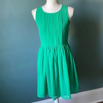 Vestido vintage Y2K Delia’s verde sin mangas talla 7 Foto 1 de 4