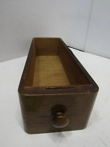 S-2 OLD CAST IRON SINGER TREDDLE SEWING MACHINE WOOD DRAWER PART - Picture 1 of 3
