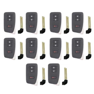 Replacement for Lexus 2016-2020 Smart Remote Fob Key HYQ14FBA 2110 AG (10 Pack) - Picture 1 of 8