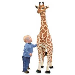 Juguete de peluche suave jirafa grande gigante de pie Melissa & Doug 4 pies Reino Unido - Imagen 1 de 7