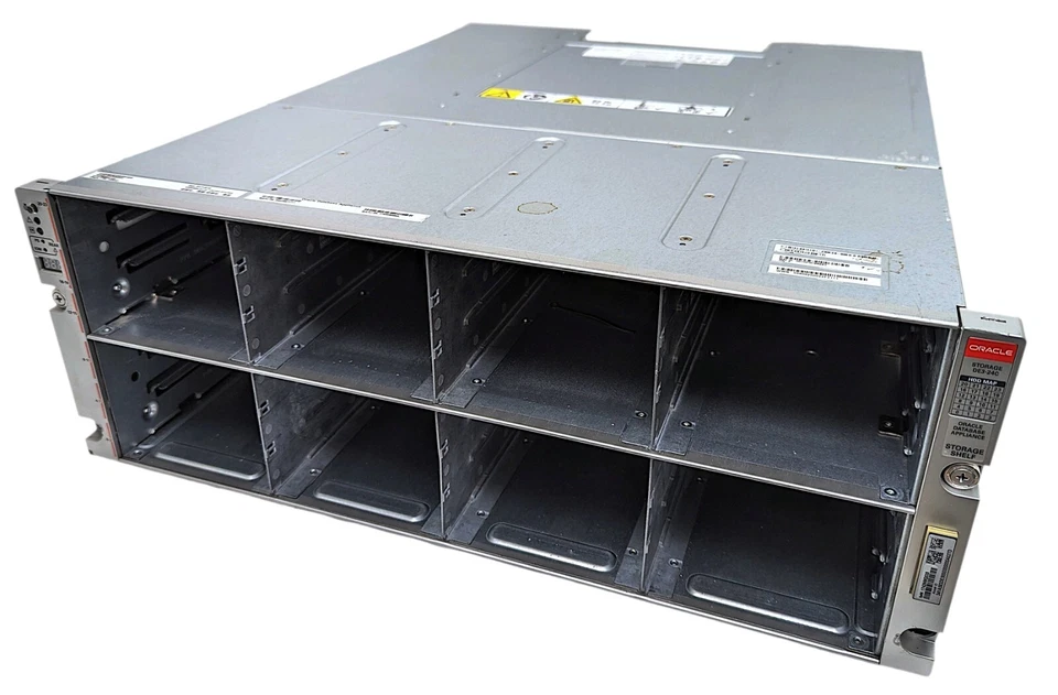 Oracle DE3-24C 24-Bay Storage Array Drive Enclosure Dual PSUs Chassis only - Image 1 of 4