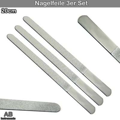 MEDSPO Nagelfeile Nagelpflege Instrumente Fußnagel Feile Maniküre Pediküre Podologie