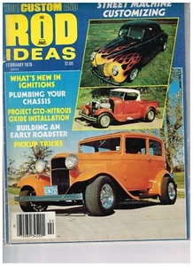 1001 CUSTOM AND ROD IDEAS-FEBRUARY 1976-PICKUP TRICKS-STREET MACHINE CUSTOMIZING - Picture 1 of 1