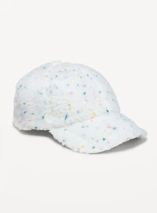 Old Navy Kid Youth Girls Cozy Sherpa Baseball Cap Adjustable One Size $17 - Picture 1 of 1