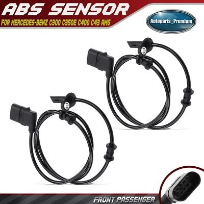 2x Sensor de velocidad de rueda ABS para Mercedes-Benz C300 C350e C400 C43 AMG trasero derecho y derecho Foto 1 de 4