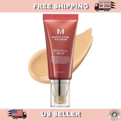 MISSHA M Perfect Cover BB Cream SPF42 PA+++ Korean Cosmetic /NO.25-Natural Beige - Image 1 of 4