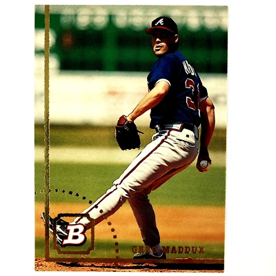 Greg Maddux 1994 Bowman Card #245 MLB Atlanta Braves - Image 1 of 2