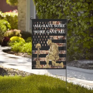 Memorial Day All Gave Some Garden Flag INCLUDES STAND - Bild 1 von 7