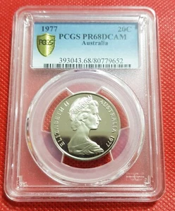 1977 Australia PROOF Platypus 20c PCGS HIGH GRADED PR68DCAM 393043.68/80779652 - Picture 1 of 4