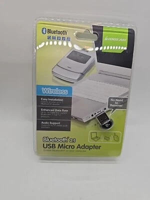 Bluetooth 2.1 USB Micro Adapter GBU421 MAC or PC - 30 Foot Wireless Range IOGear - Image 1 of 2