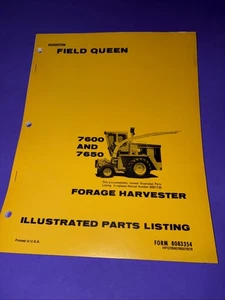 Hesston Field Queen 7600 & 7650 mietitrebbia elenco parti illustrate - Foto 1 di 5