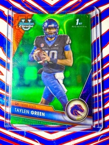 2023 Bowman U Chrome Taylen Green 1st Bowman Green Lava /99 #14 Boise Arkansas - Bild 1 von 2