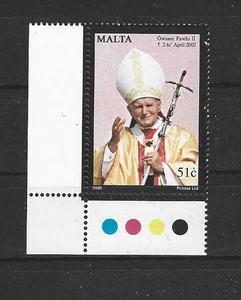 Malta  1381  Papst Johannes Paul II.  **  (mnh) - Picture 1 of 1