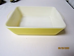 VINTAGE #0503 GELB 1,5 QT. KÜHLSCHRANKSCHALE, OHNE DECKEL - Bild 1 von 6