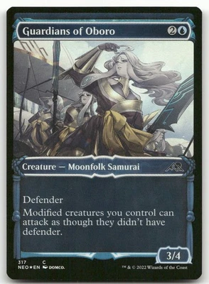 Guardians of Oboro (Showcase) #317 (Foil) NM Kamigawa Neon Dynasty NEO Magic MTG - Image 1 of 2