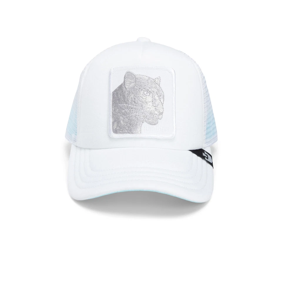 Goorin Bros.Enfants Trucker Cap Lil Pantherino Blanc Basecap Maille Bonnet Tier - Photo 1/4