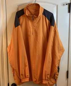 Grand Slam Windbreaker Jacket Mens Size 2XL Convertible Mesh Lining Black - Picture 1 of 9