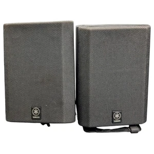Yamaha NX-220P Bookshelf Speakers Pair 6 Ohm 30W 80W Max w/ Wall Mounts Black - Picture 1 of 5
