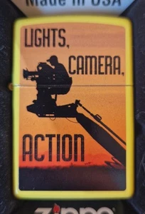 Zippo Feuerzeug MOVIES - LIGHTS CAMERA ACTION - C/17 NEU !!! - Bild 1 von 4
