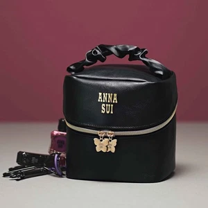 ANNA SUI Small Make-up Pouch Vanity Sweet Nov. 2025 Magazine's Appendix - Picture 1 of 9