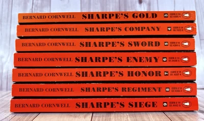Bernard Cornwell Sharpe Series Paperback Lot | Penguin Books 3, 4, 5, 6, 7, 8, 9 Foto 1 de 3