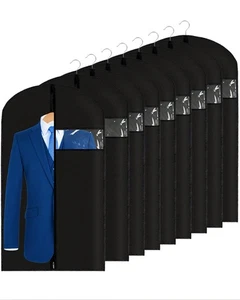 Garment Bags Suit Bags 24 x 43 Inch, 9 Packs Garment Covers for Hanging Cloth... - Picture 1 of 7
