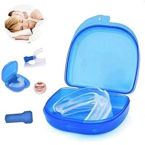 Comfort Fit Silicone Mouthpiece With Bite Base For Restful Night Routine - Picture 1 of 12