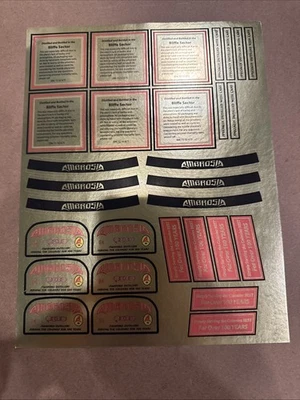 Calcomanías para botellas Battlestar Galactica Ambrosia utilería de película original Foto 1 de 4