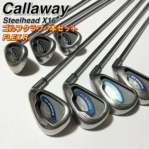 Callaway Steelhead X16 Iron Set #5,6,7,8,A,P,S(7Clubs) R Regular Dynamic Gold - Picture 1 of 18