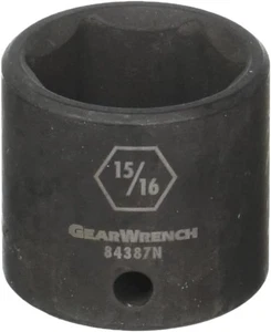 GEARWRENCH 3/8" Drive Standard Impact SAE Socket 15/16", 6 Point - 84387N - Bild 1 von 4