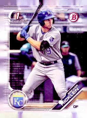 2019 Bowman #BP-72 Brewer Hicklen Prospects - Image 1 of 2
