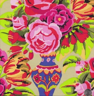 Kaffe Fassett KIRMAN GREY GP9      16" X WOF      original issue - Image 1 of 3