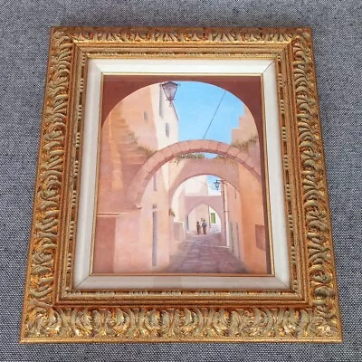 Original Oil Painting Landscape By LORNA A SIMMONDS  Ostumi Italy  (K29 • 123.40$