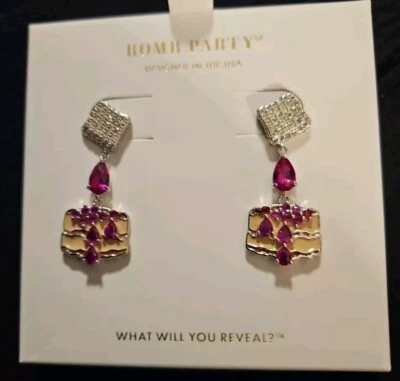 Bomb Party Market Fresh Earrings: Just Add Butter, RBP6103, MSRP $118 - Image 1 of 4