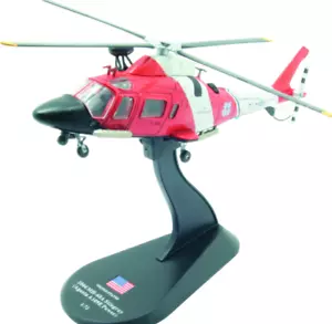 Agusta A109 Guardia Costera - 2004 helicóptero estadounidense rescate diecast Amercom 1:72 - Imagen 1 de 3